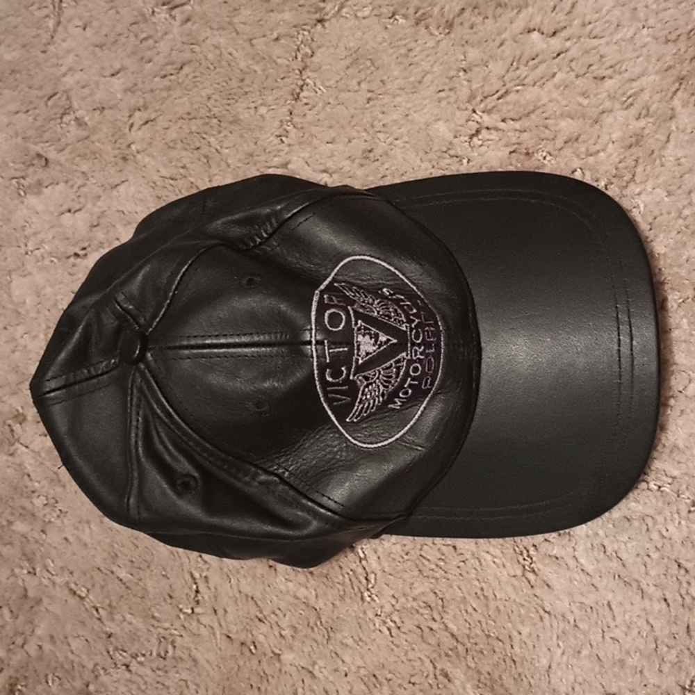 Victory motorcycles genuine leather hat